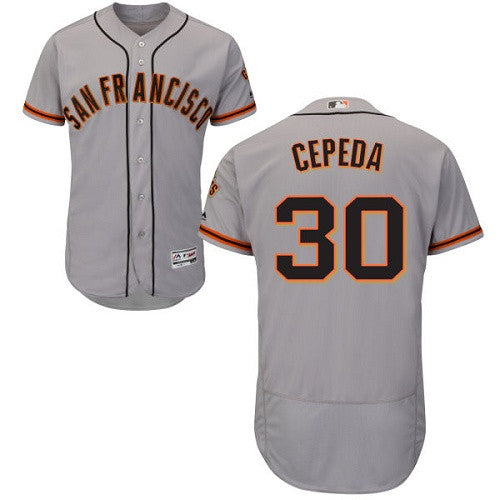 Orlando Cepeda San Francisco Giants gray jersey