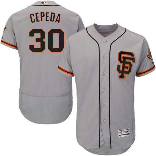 Orlando Cepeda San Francisco Giants gray Road jersey