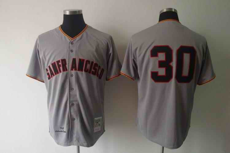 Orlando Cepeda San Francisco Giants grey jersey