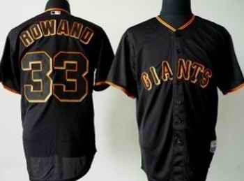 Rowand San Francisco Giants black jersey