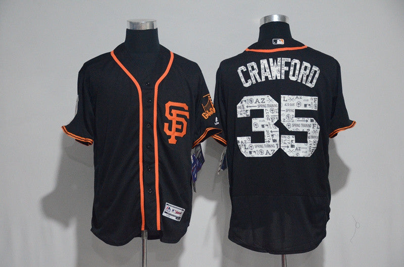 Brandon Crawford San Francisco Giants black jersey