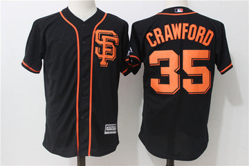 Brandon Crawford San Francisco Giants black Alternate jersey