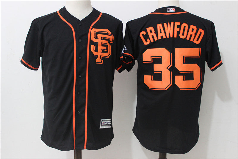 Brandon Crawford San Francisco Giants black Alternate jersey