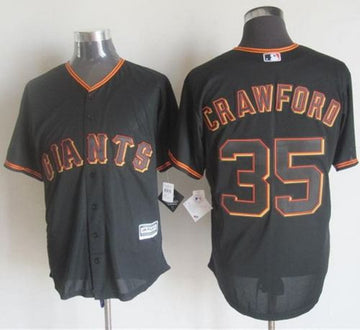Brandon Crawford San Francisco Giants black jersey