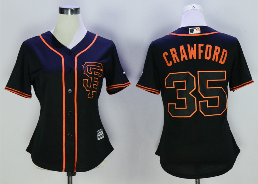 Brandon Crawford San Francisco Giants black jersey