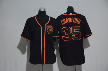 Brandon Crawford San Francisco Giants black jersey