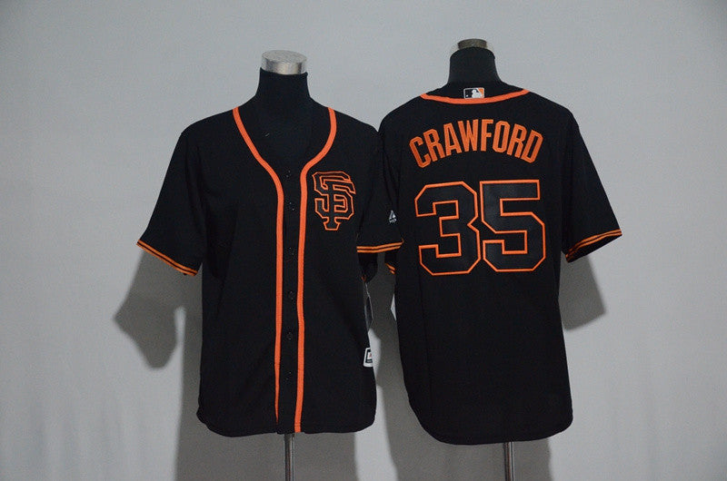 Brandon Crawford San Francisco Giants black jersey