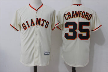 Brandon Crawford San Francisco Giants cream Alternate jersey