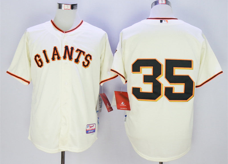 Brandon Crawford San Francisco Giants cream jersey