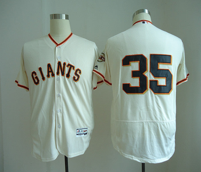 Brandon Crawford San Francisco Giants cream jersey