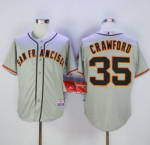 Brandon Crawford San Francisco Giants grey Road jersey