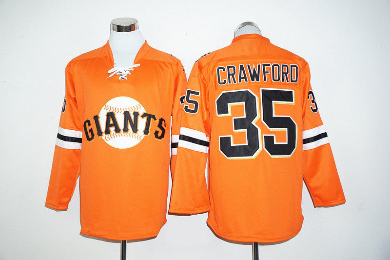 Brandon Crawford San Francisco Giants orange jersey
