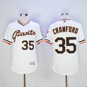 Brandon Crawford San Francisco Giants white Authentic jersey