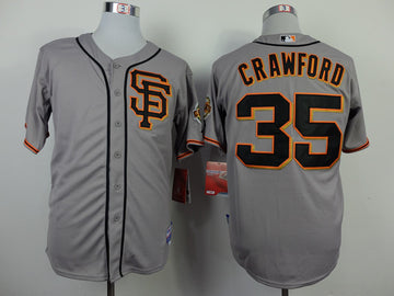 Crawford San Francisco Giants grey jersey