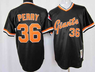 Perry San Francisco Giants black jersey