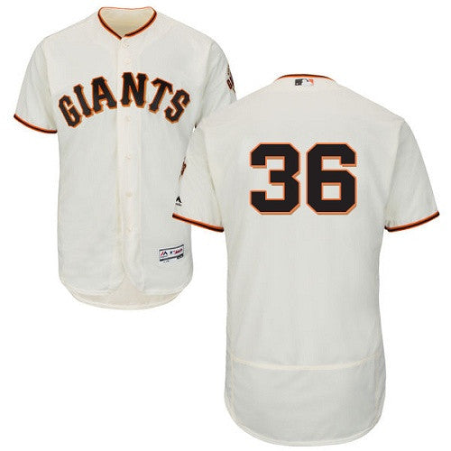 Steve Perry San Francisco Giants cream jersey