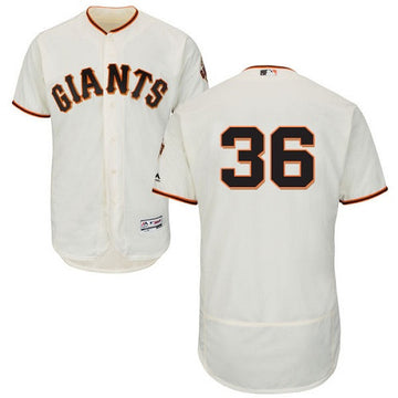 Steve Perry San Francisco Giants cream jersey