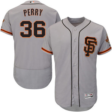 Steve Perry San Francisco Giants gray Road jersey