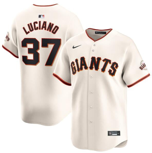 Marco Luciano San Francisco Giants cream jersey