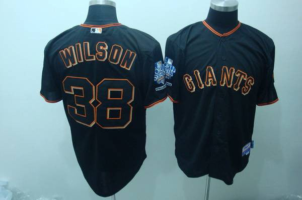 Brian Wilson San Francisco Giants black jersey