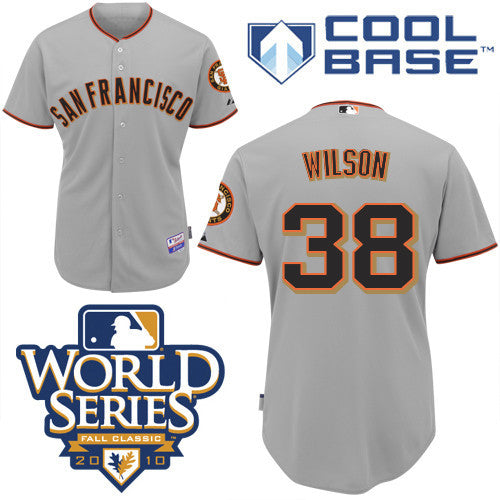 Brian Wilson San Francisco Giants grey jersey