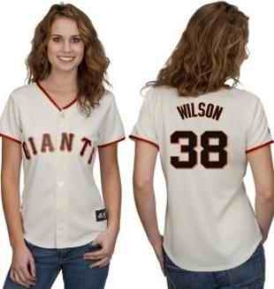 Wilson San Francisco Giants cream jersey