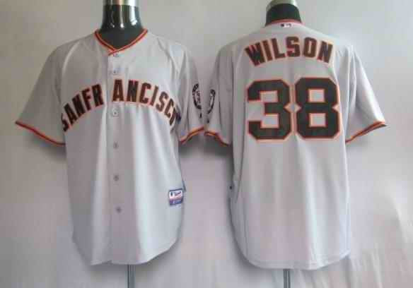 Wilson San Francisco Giants grey jersey