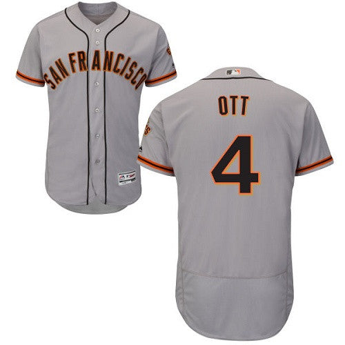 Mel Ott San Francisco Giants gray jersey