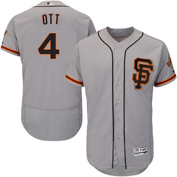 Mel Ott San Francisco Giants gray Road jersey