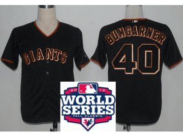 Bumgarner San Francisco Giants black jersey