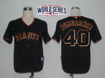 Bumgarner San Francisco Giants black jersey
