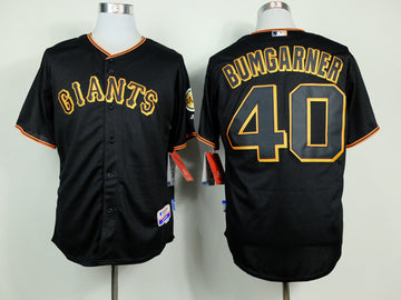 Bumgarner San Francisco Giants black jersey