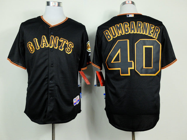Bumgarner San Francisco Giants black jersey