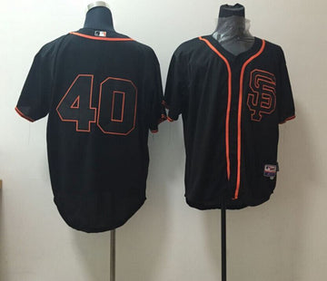 Bumgarner San Francisco Giants black Fashion jersey