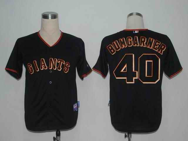 Bumgarner San Francisco Giants black jersey