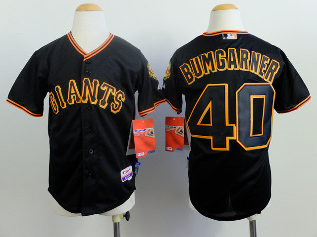 Bumgarner San Francisco Giants black jersey