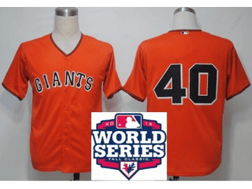Bumgarner San Francisco Giants orange jersey