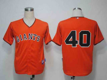Bumgarner San Francisco Giants orange jersey