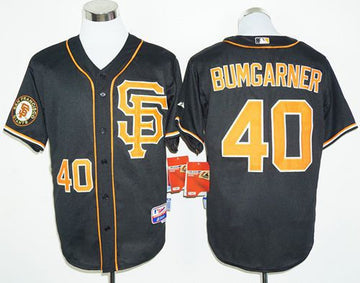 Madison Bumgarner San Francisco Giants black jersey