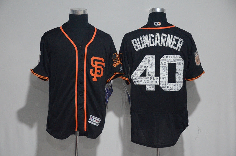 Madison Bumgarner San Francisco Giants black jersey