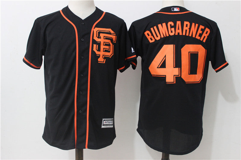 Madison Bumgarner San Francisco Giants black Alternate jersey