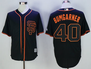 Madison Bumgarner San Francisco Giants black Alternate jersey