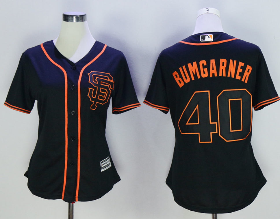 Madison Bumgarner San Francisco Giants black Alternate jersey