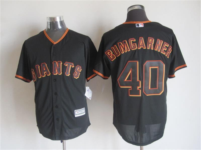 Madison Bumgarner San Francisco Giants black jersey