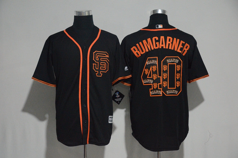Madison Bumgarner San Francisco Giants black jersey