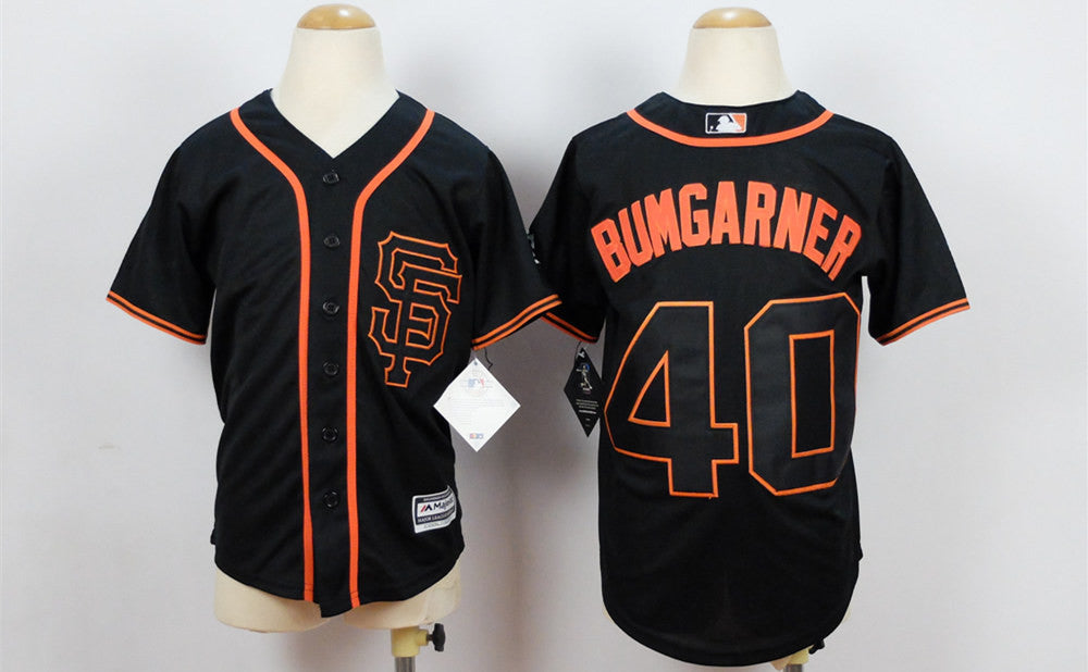 Madison Bumgarner San Francisco Giants black jersey