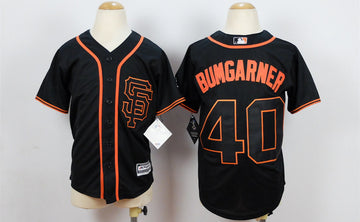Madison Bumgarner San Francisco Giants black jersey