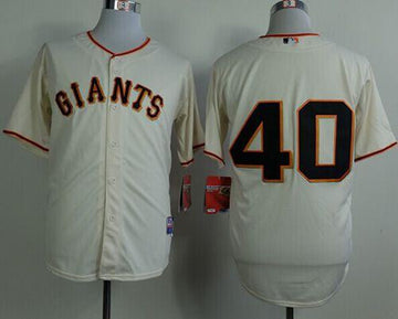 Madison Bumgarner San Francisco Giants cream jersey