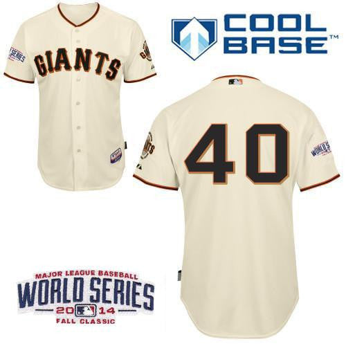 Madison Bumgarner San Francisco Giants cream jersey