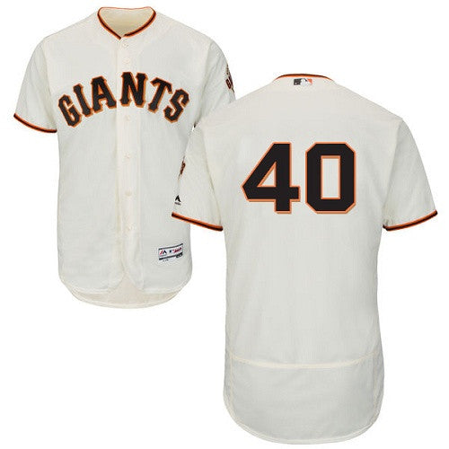 Madison Bumgarner San Francisco Giants cream jersey
